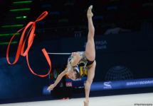 Second day of 9th FIG Rhythmic Gymnastics World Cup starts in Baku (PHOTO)