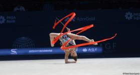 Second day of 9th FIG Rhythmic Gymnastics World Cup starts in Baku (PHOTO)