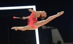Second day of 9th FIG Rhythmic Gymnastics World Cup starts in Baku (PHOTO)