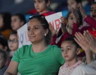 Brightness and beauty - spectators delighted with performance of participants of 9th FIG Rhythmic Gymnastics World Cup in Baku (PHOTO)