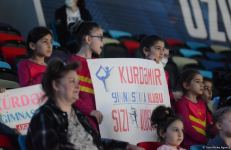 Brightness and beauty - spectators delighted with performance of participants of 9th FIG Rhythmic Gymnastics World Cup in Baku (PHOTO)
