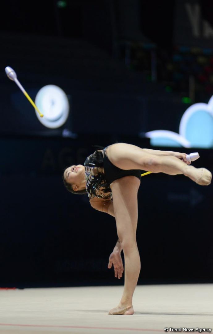 Best moments of second day of FIG Rhythmic Gymnastics World Cup in Baku (PHOTO)