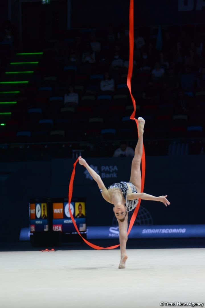 Second day of 9th FIG Rhythmic Gymnastics World Cup starts in Baku (PHOTO)
