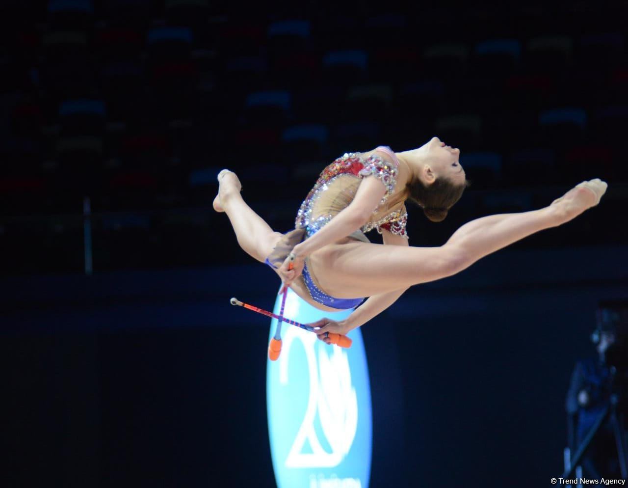 Second day of 9th FIG Rhythmic Gymnastics World Cup starts in Baku (PHOTO)