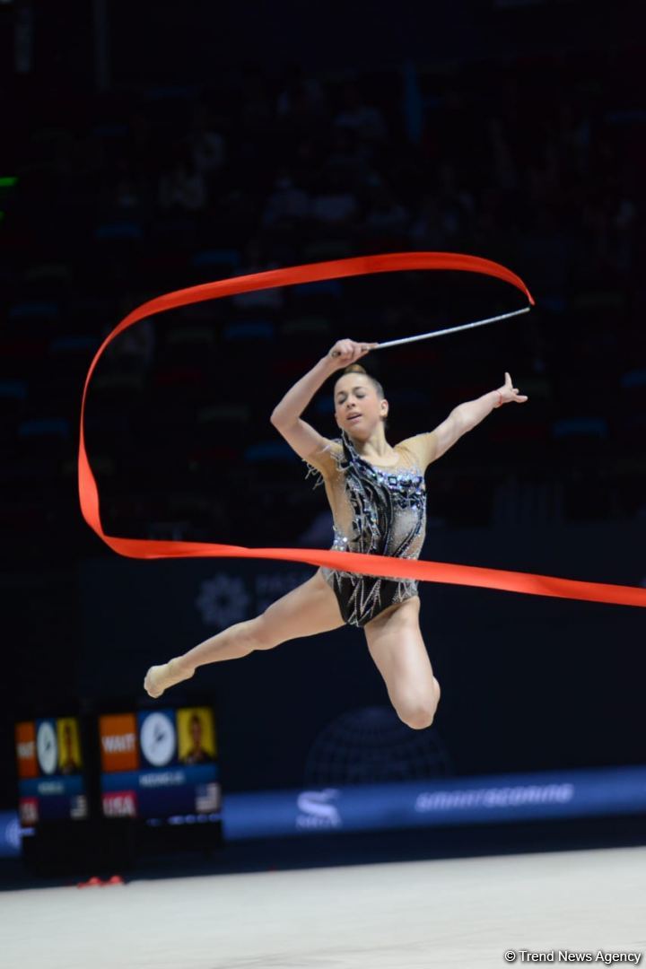 Second day of 9th FIG Rhythmic Gymnastics World Cup starts in Baku (PHOTO)