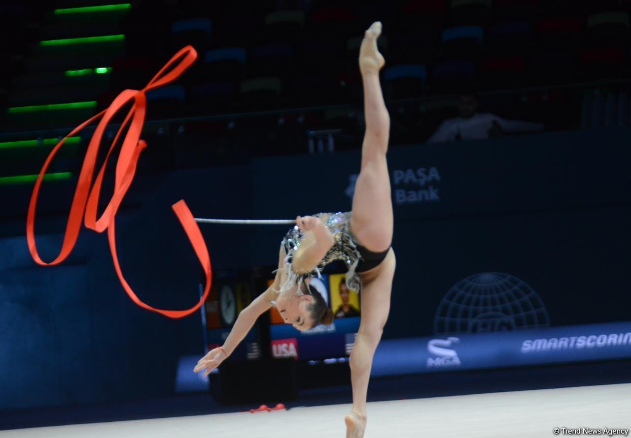 Second day of 9th FIG Rhythmic Gymnastics World Cup starts in Baku (PHOTO)
