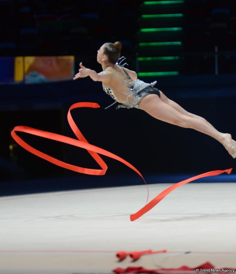 Second day of 9th FIG Rhythmic Gymnastics World Cup starts in Baku (PHOTO)