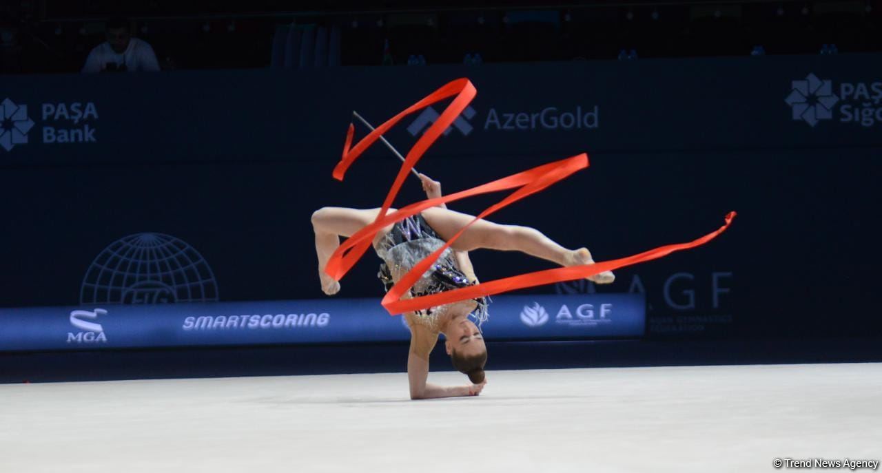 Second day of 9th FIG Rhythmic Gymnastics World Cup starts in Baku (PHOTO)