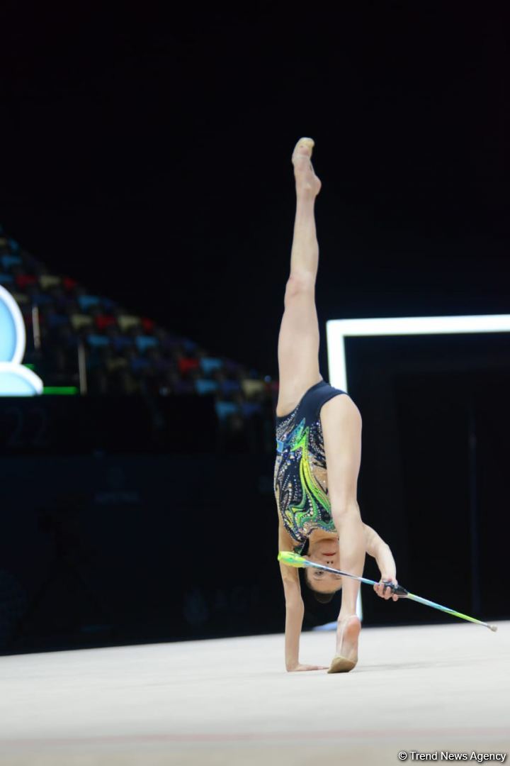 Second day of 9th FIG Rhythmic Gymnastics World Cup starts in Baku (PHOTO)