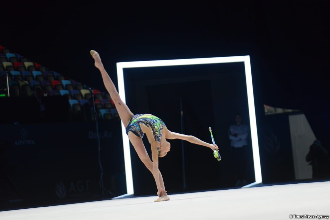 Second day of 9th FIG Rhythmic Gymnastics World Cup starts in Baku (PHOTO)