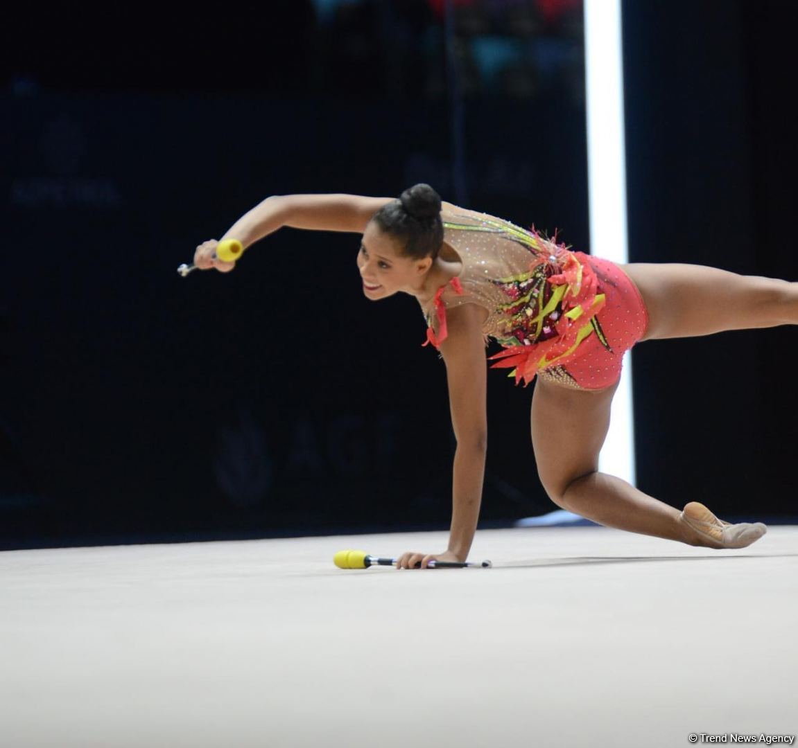 Second day of 9th FIG Rhythmic Gymnastics World Cup starts in Baku (PHOTO)