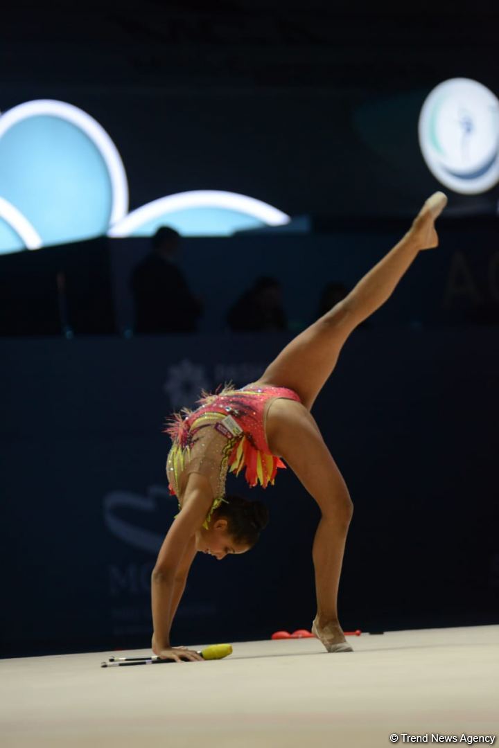 Second day of 9th FIG Rhythmic Gymnastics World Cup starts in Baku (PHOTO)
