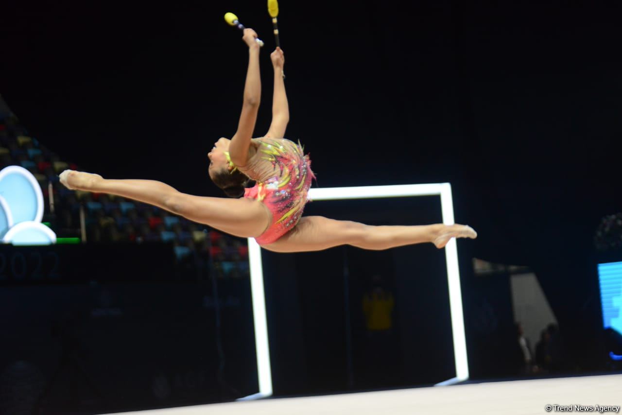 Second day of 9th FIG Rhythmic Gymnastics World Cup starts in Baku (PHOTO)