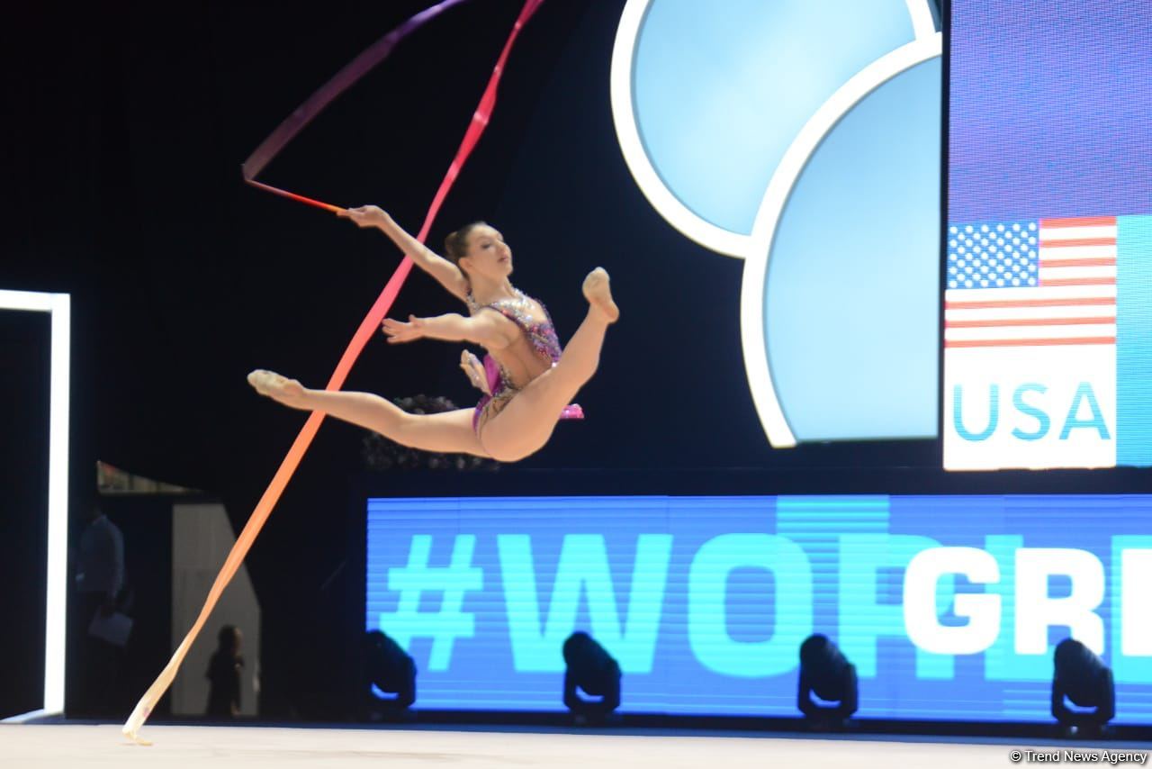 Second day of 9th FIG Rhythmic Gymnastics World Cup starts in Baku (PHOTO)