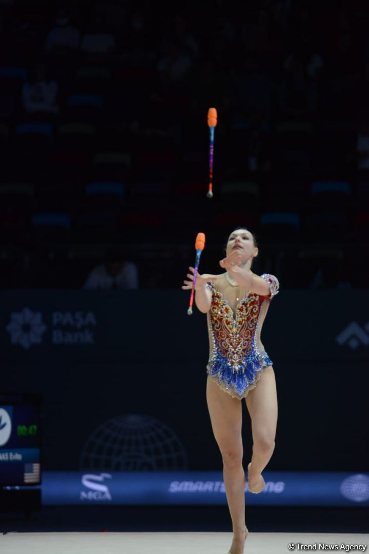 Second day of 9th FIG Rhythmic Gymnastics World Cup starts in Baku (PHOTO)