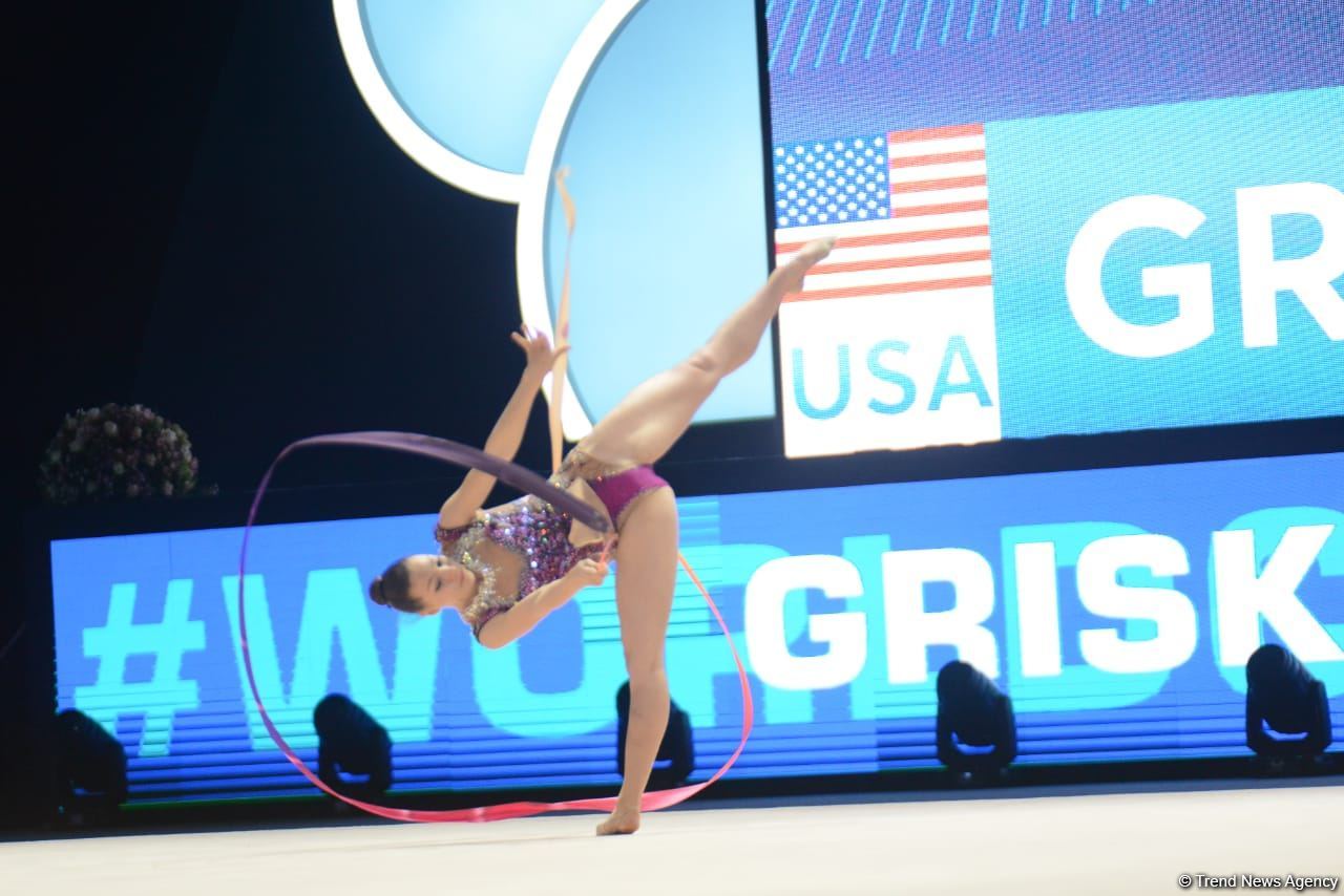 Second day of 9th FIG Rhythmic Gymnastics World Cup starts in Baku (PHOTO)