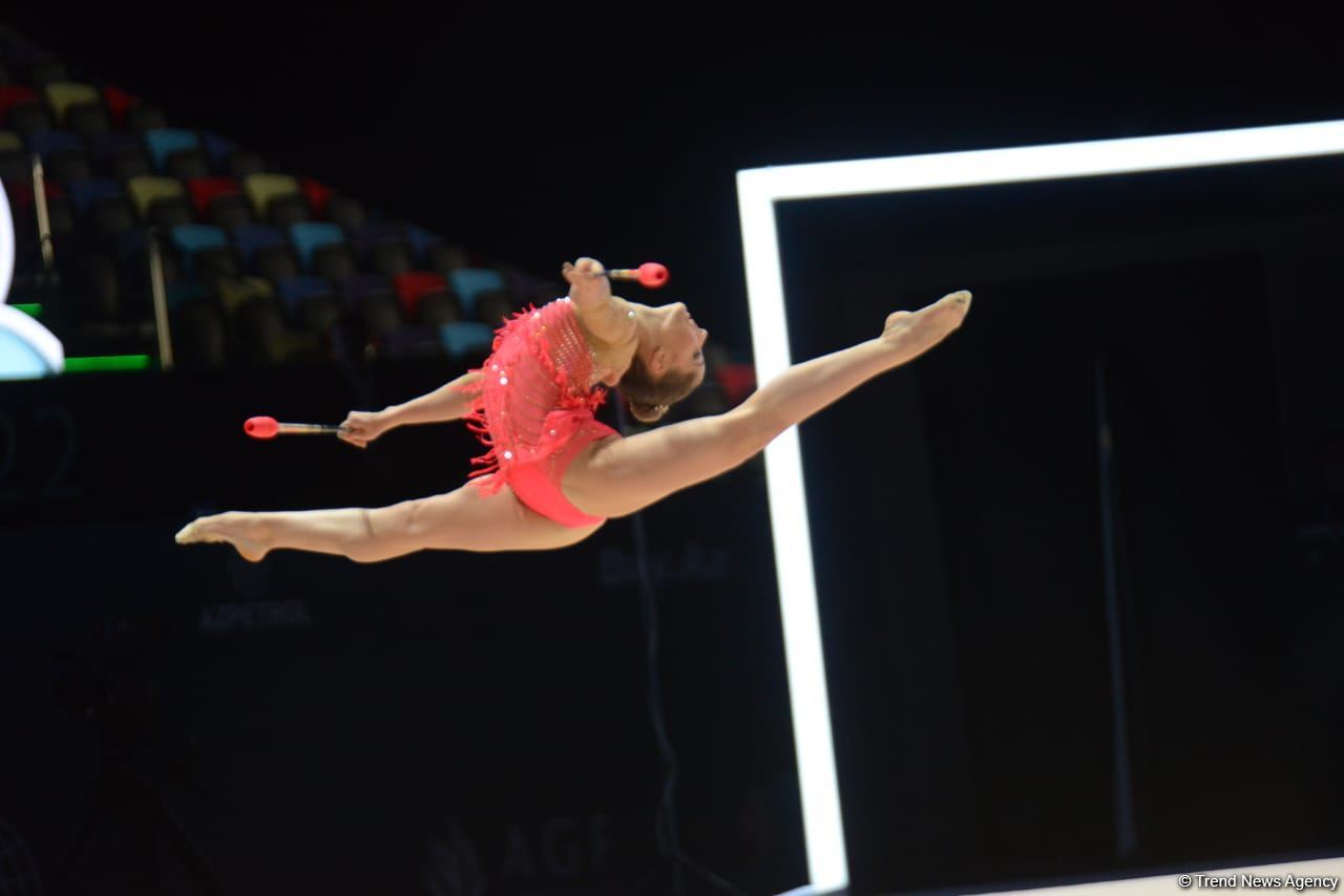 Second day of 9th FIG Rhythmic Gymnastics World Cup starts in Baku (PHOTO)