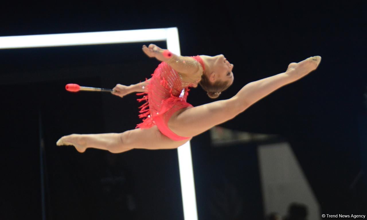 Second day of 9th FIG Rhythmic Gymnastics World Cup starts in Baku (PHOTO)