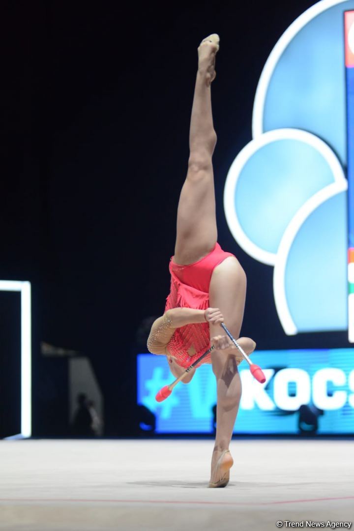 Second day of 9th FIG Rhythmic Gymnastics World Cup starts in Baku (PHOTO)