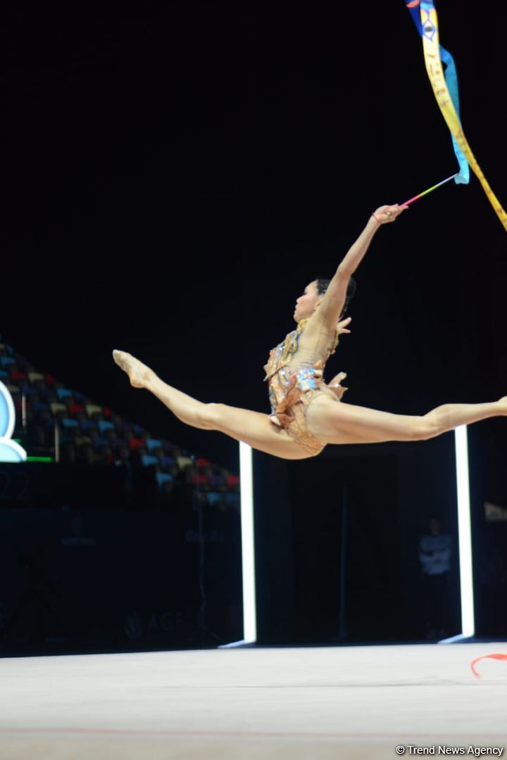 Second day of 9th FIG Rhythmic Gymnastics World Cup starts in Baku (PHOTO)