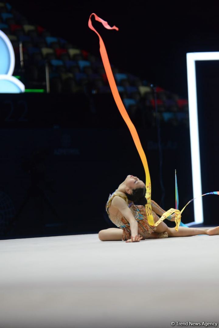Second day of 9th FIG Rhythmic Gymnastics World Cup starts in Baku (PHOTO)