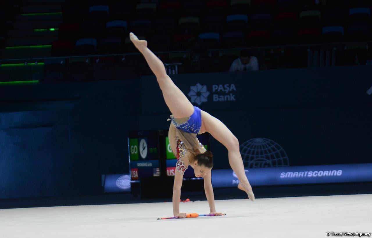 Second day of 9th FIG Rhythmic Gymnastics World Cup starts in Baku (PHOTO)