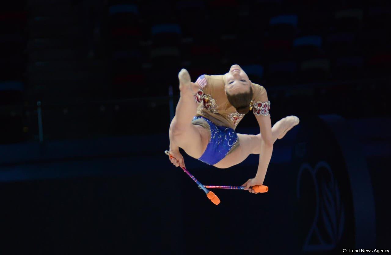 Second day of 9th FIG Rhythmic Gymnastics World Cup starts in Baku (PHOTO)