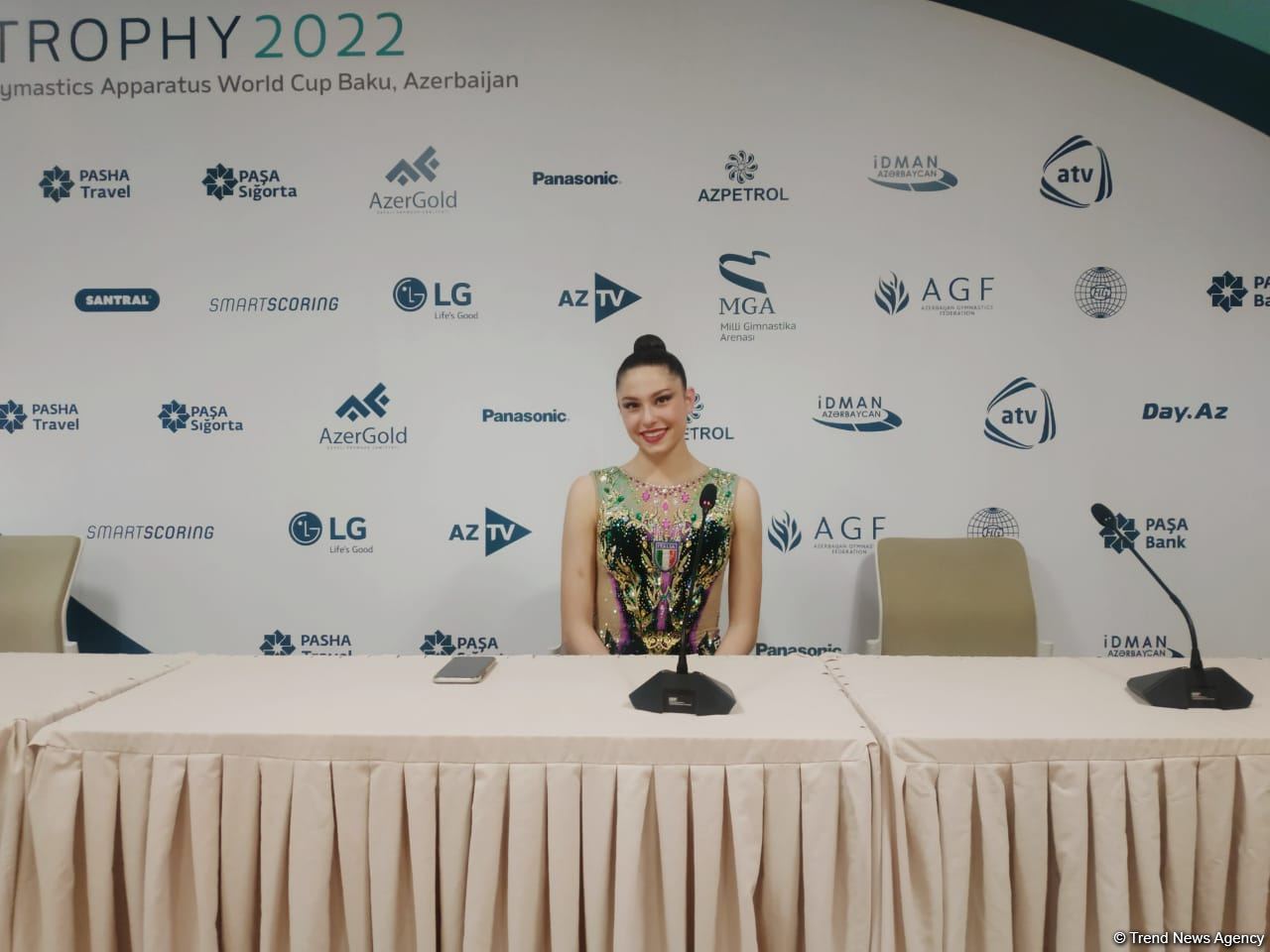 Tournaments held in Baku are one of my favorites - Italian gymnast