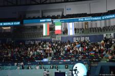 Baku hosts awards ceremony for winners and prize-winners of FIG Rhythmic Gymnastics World Cup (PHOTO)