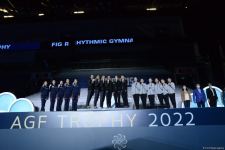 Azerbaijan’s Baku hosts second awards ceremony for winners FIG World Cup in Rhythmic Gymnastics (PHOTO)