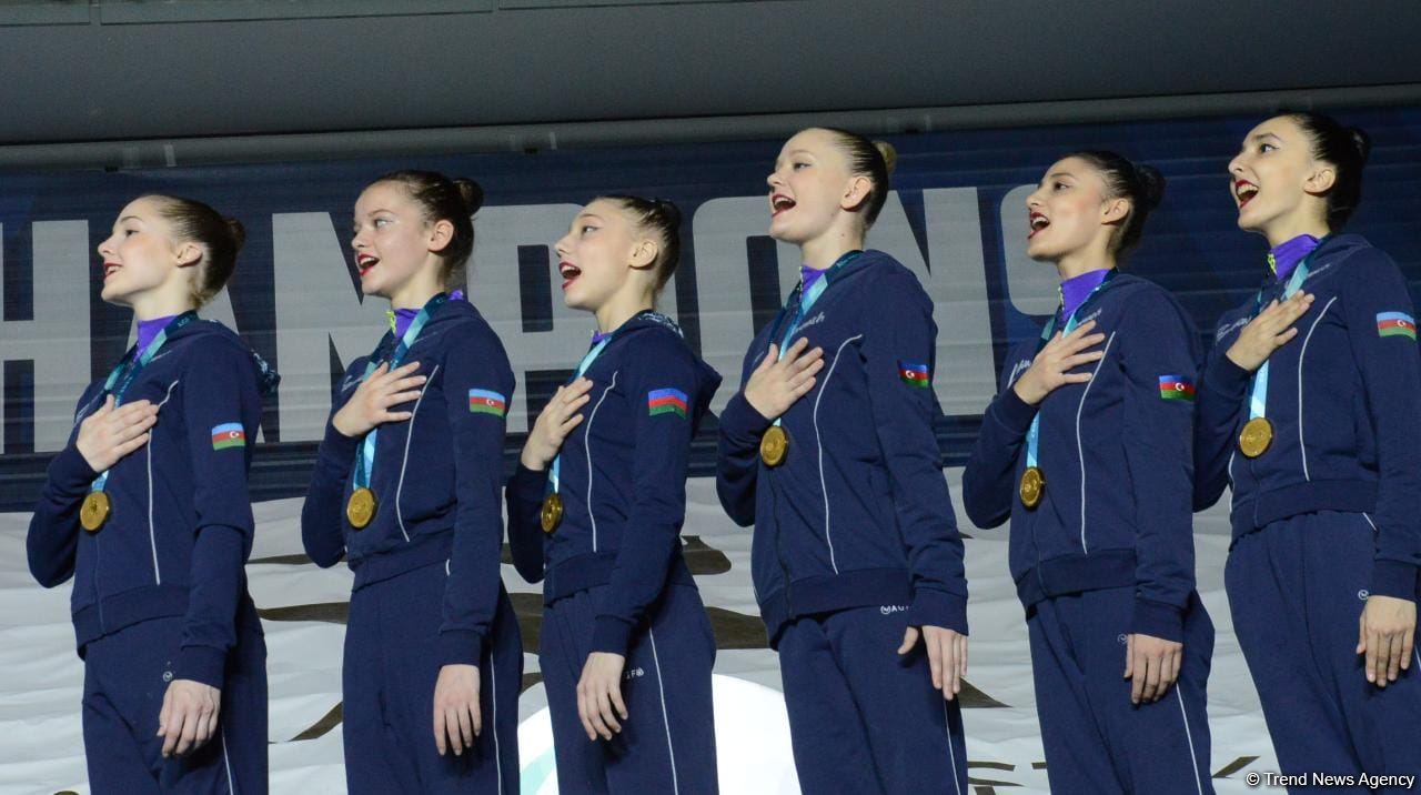 Baku hosts awards ceremony for winners and prize-winners of FIG Rhythmic Gymnastics World Cup (PHOTO)