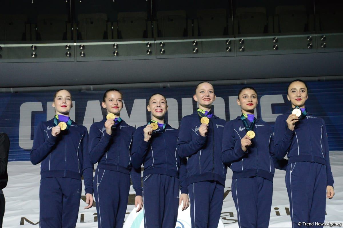 Baku hosts awards ceremony for winners and prize-winners of FIG Rhythmic Gymnastics World Cup (PHOTO)