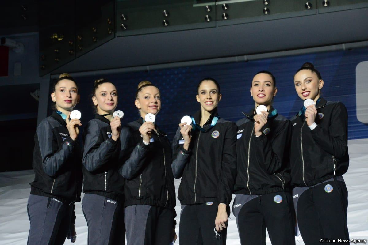 Baku hosts awards ceremony for winners and prize-winners of FIG Rhythmic Gymnastics World Cup (PHOTO)
