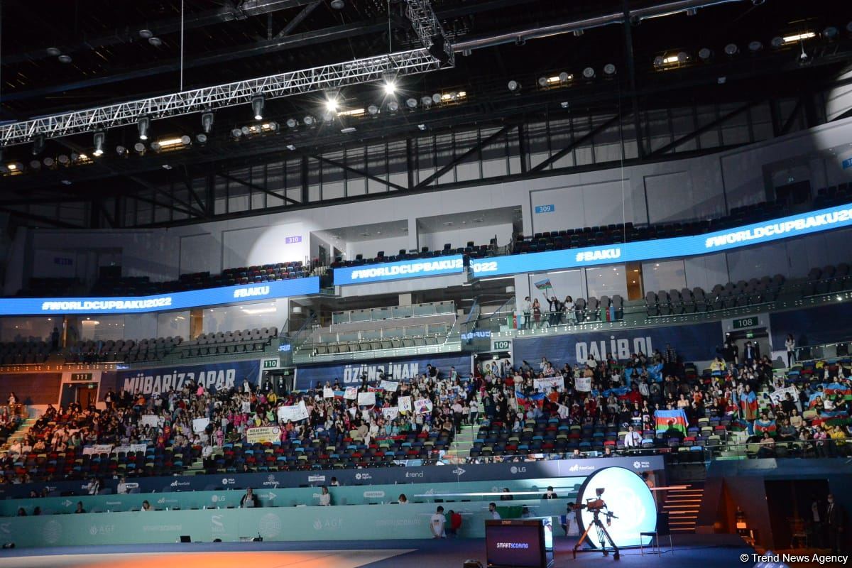 Baku hosts awards ceremony for winners and prize-winners of FIG Rhythmic Gymnastics World Cup (PHOTO)