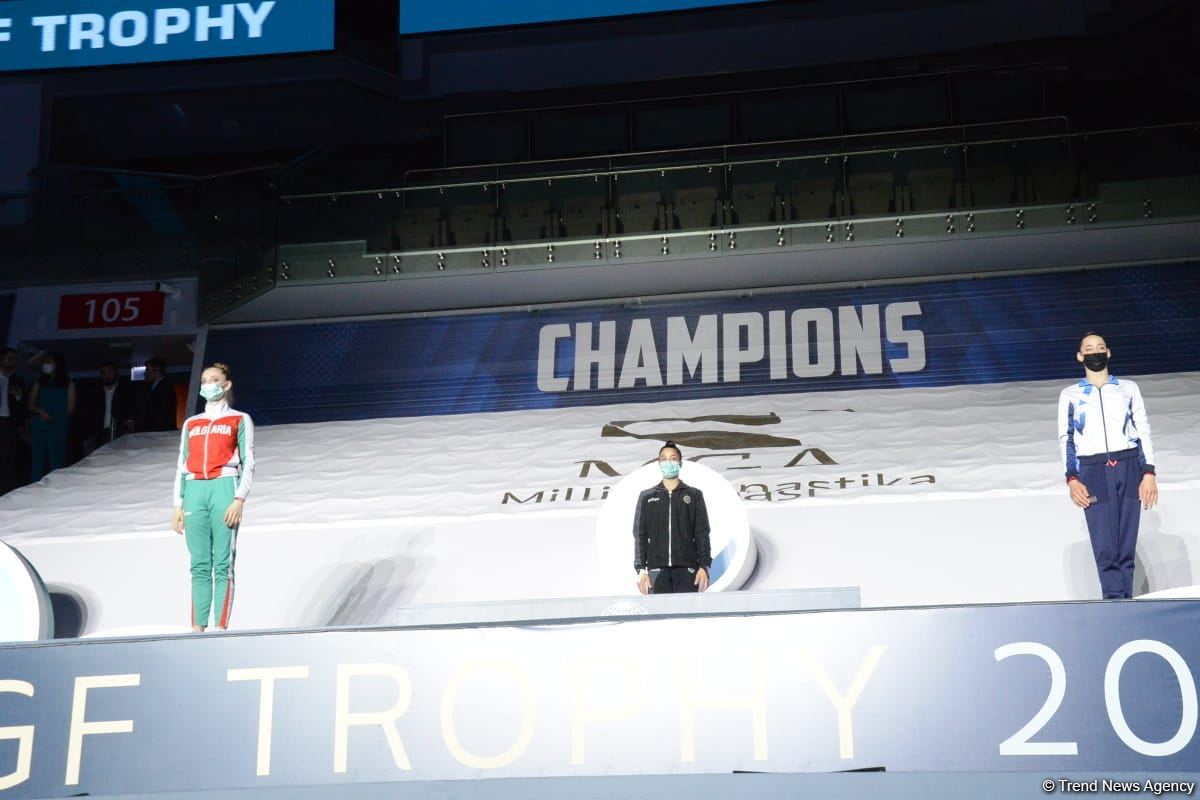 Baku hosts awards ceremony for winners and prize-winners of FIG Rhythmic Gymnastics World Cup (PHOTO)
