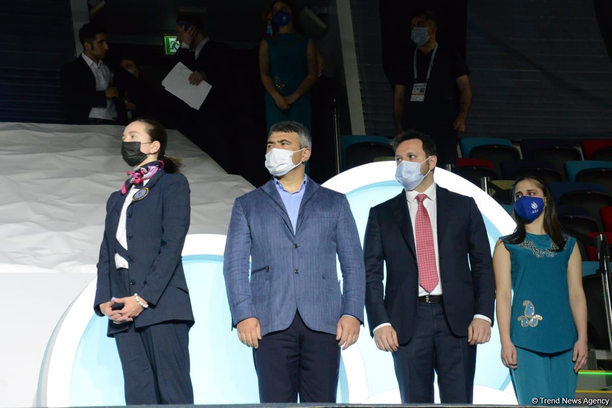 Baku hosts awards ceremony for winners and prize-winners of FIG Rhythmic Gymnastics World Cup (PHOTO)