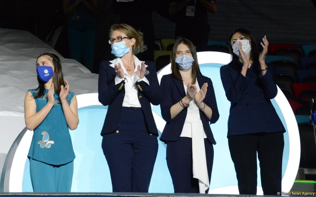 Baku hosts awards ceremony for winners and prize-winners of FIG Rhythmic Gymnastics World Cup (PHOTO)