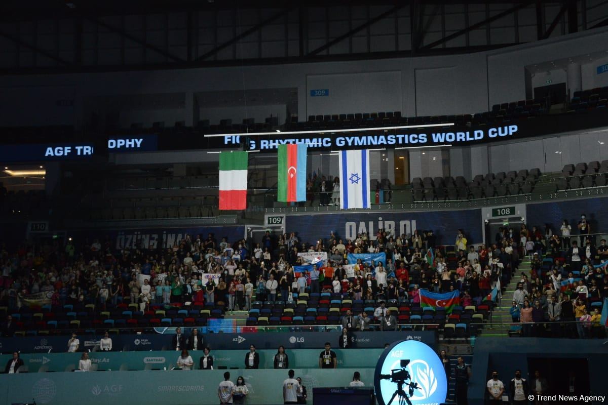 Baku hosts awards ceremony for winners and prize-winners of FIG Rhythmic Gymnastics World Cup (PHOTO)