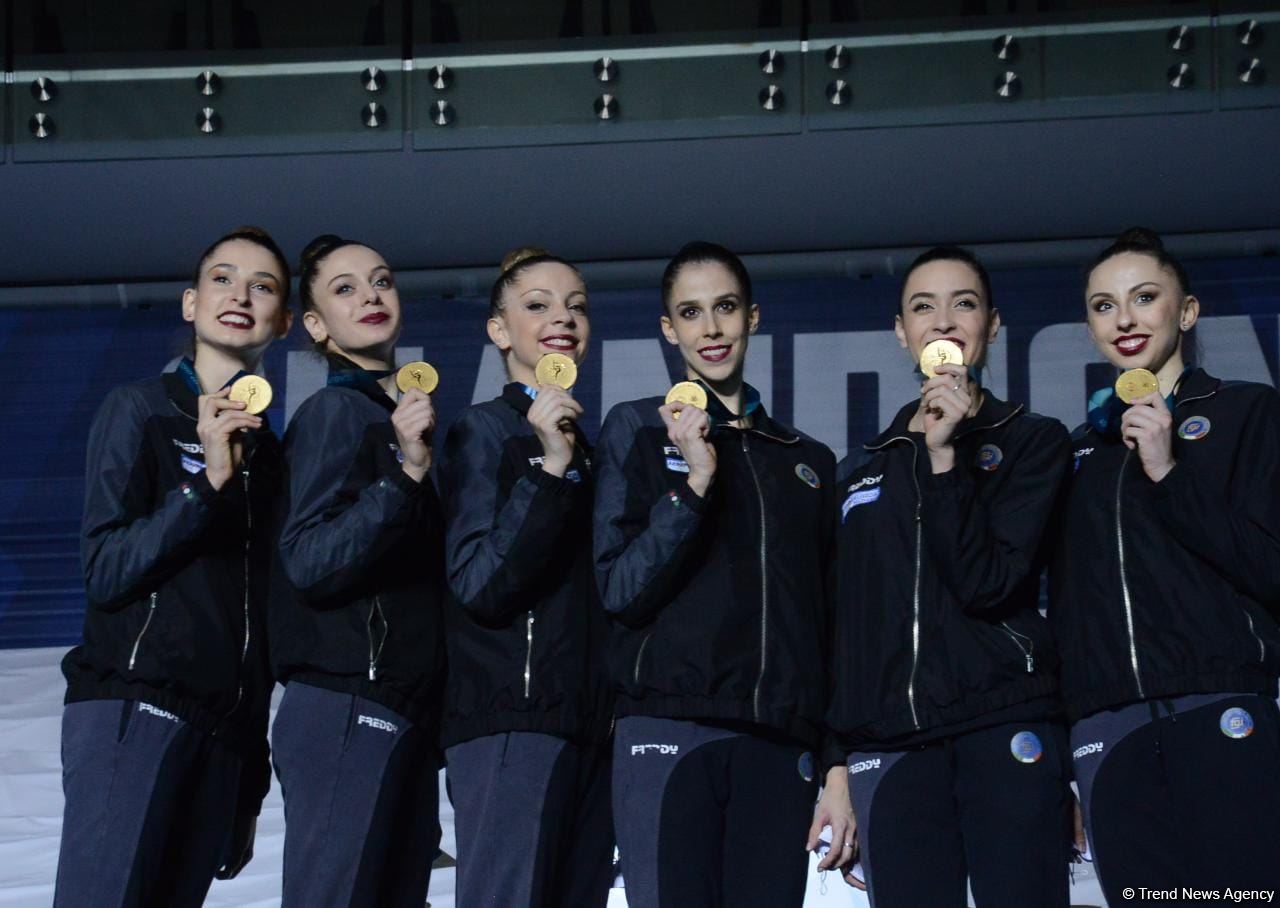 Azerbaijan’s Baku hosts second awards ceremony for winners FIG World Cup in Rhythmic Gymnastics (PHOTO)