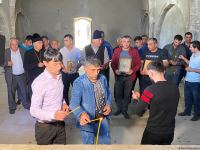 Representatives of Azerbaijan’s Albanian-Udi Christian Religious Community visit Azerbaijan’s Hadrut (ФОТО)