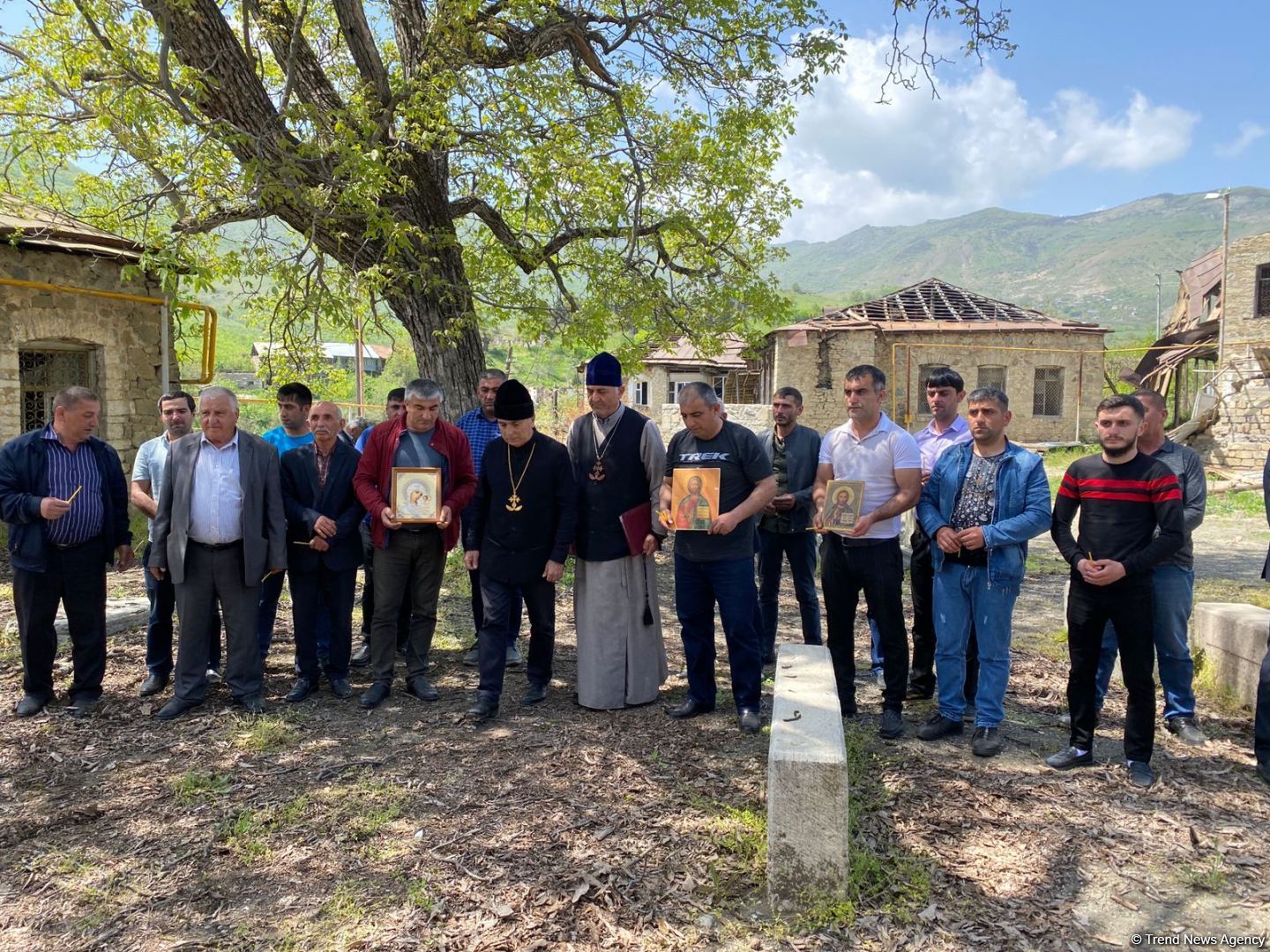 Representatives of Azerbaijan’s Albanian-Udi Christian Religious Community visit Azerbaijan’s Hadrut (ФОТО)