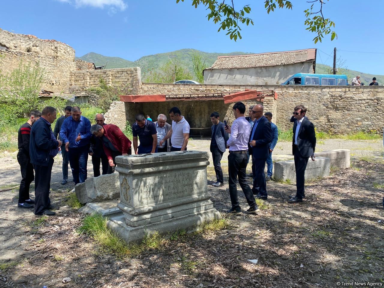 Representatives of Azerbaijan’s Albanian-Udi Christian Religious Community visit Azerbaijan’s Hadrut (ФОТО)