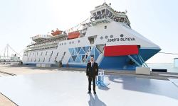 President Ilham Aliyev attends ceremony to launch “Zarifa Aliyeva” ferry boat (PHOTO/VIDEO)