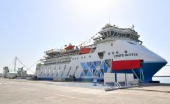 President Ilham Aliyev attends ceremony to launch “Zarifa Aliyeva” ferry boat (PHOTO/VIDEO)