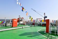 President Ilham Aliyev attends ceremony to launch “Zarifa Aliyeva” ferry boat (PHOTO/VIDEO)