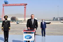 President Ilham Aliyev attends ceremony to launch “Zarifa Aliyeva” ferry boat (PHOTO/VIDEO)