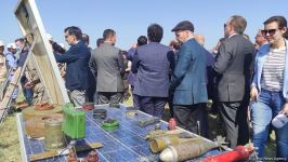 Delegation of representatives of international think tanks familiarize with demining process in Azerbaijan’s Karabakh (PHOTO)