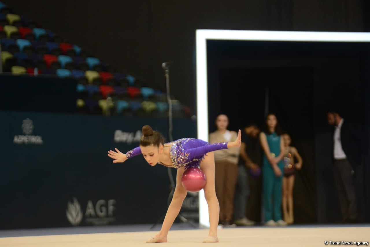 Second day of 27th Baku Championship in Rhythmic Gymnastics among Age Categories kicks off (PHOTO)