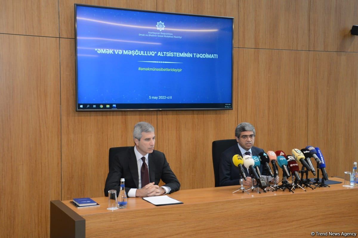 Azerbaijani Labor Ministry launches Labor Relations and Employment subsystem (PHOTO)