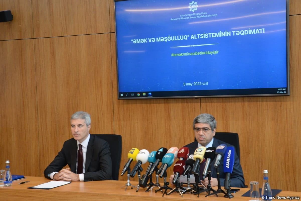 Azerbaijani Labor Ministry launches Labor Relations and Employment subsystem (PHOTO)